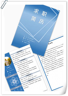 天空蓝审计相关简历模板